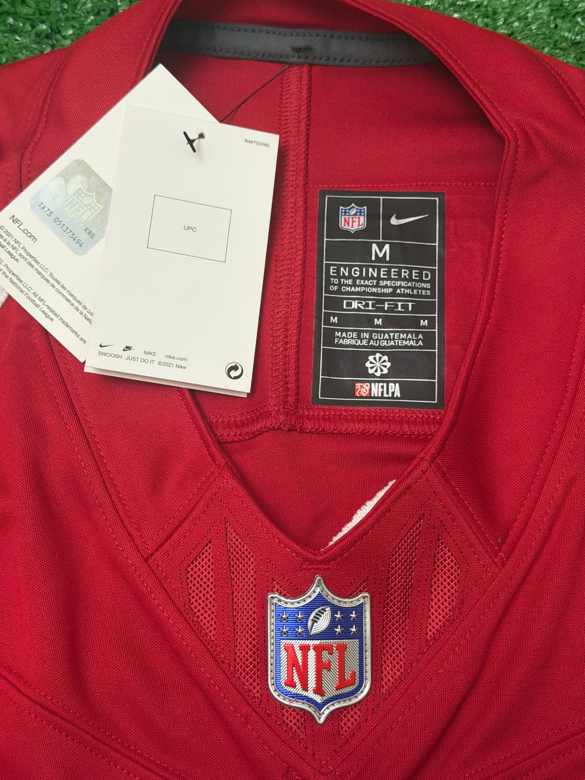 Christian McCaffrey San Francisco 49ers Jersey #23 Nike Vapor Fuse Limited Stitched Red Size (Medium) NFL