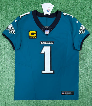 Jalen Hurts Philadelphia Eagles Jersey #1 Nike Vapor FUSE Elite Green Size 40 (Medium) NFL