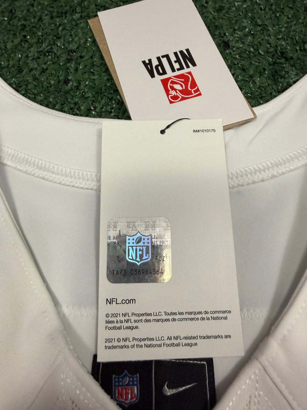 Fred Warner San Francisco 49ers Jersey #54 Nike Vapor FUSE Elite White Size 44 (Large) NFL
