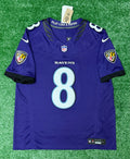 Lamar Jackson Baltimore Ravens Jersey #8 Nike Vapor FUSE Limited Purple Size (Large) NFL