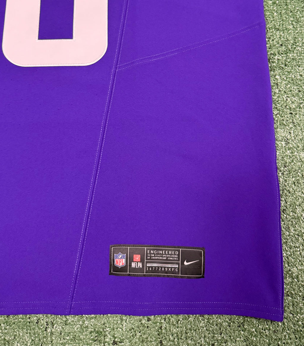 Justin Jefferson Minnesota Vikings Jersey #18 Nike Vapor FUSE Elite Purple Size 48 (XL) NFL