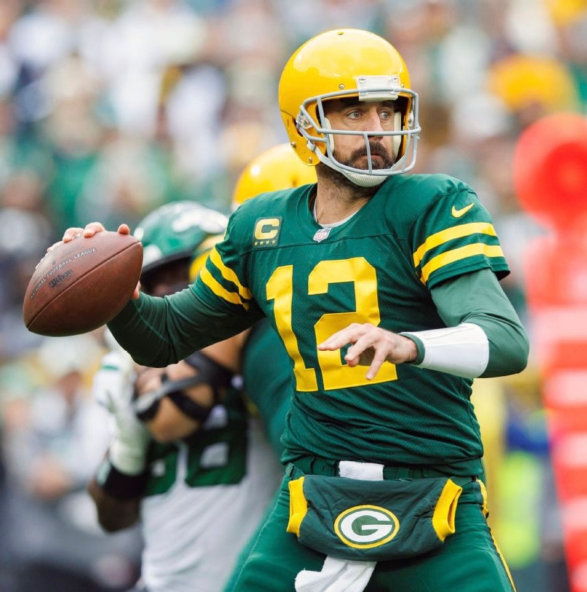 Aaron Rodgers Green Bay Packers Jersey #12 Nike Vapor Elite Green Size 44 (Large) NFL