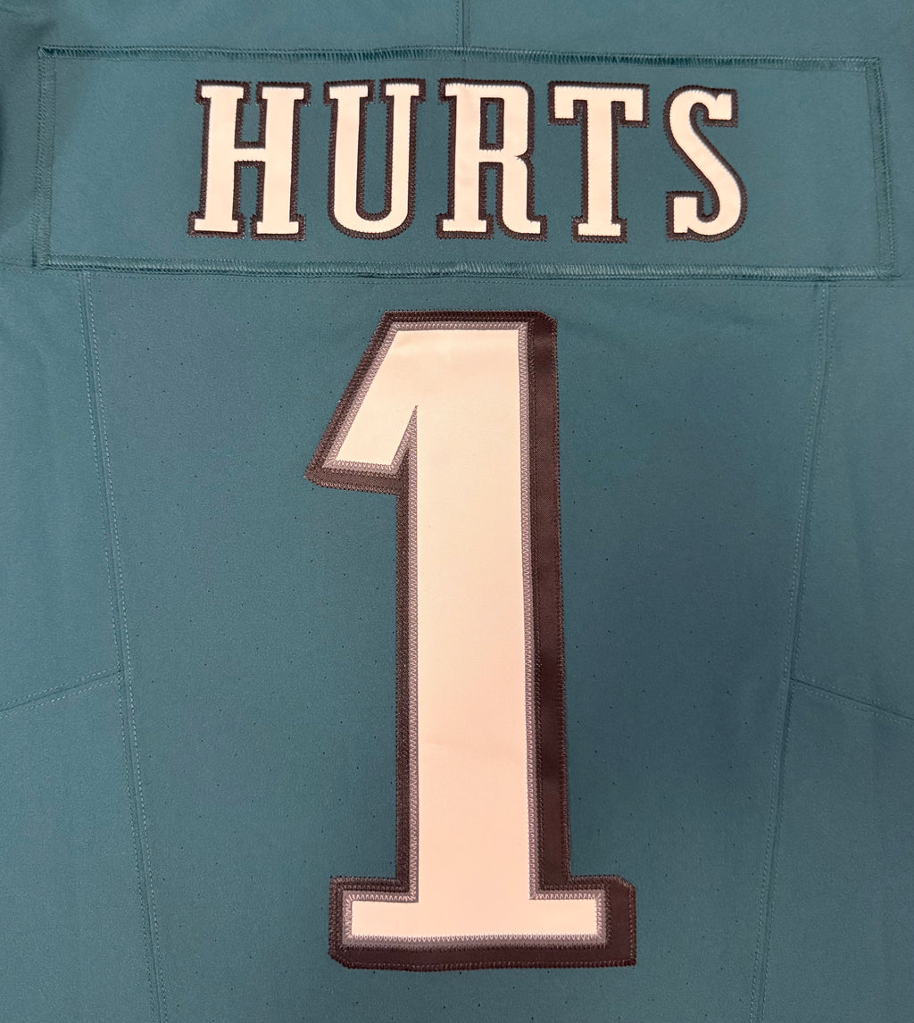 Jalen Hurts Philadelphia Eagles Jersey #1 Nike Vapor FUSE Elite Green size 44 (Large) NFL