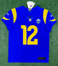 Puka Nacua Los Angeles Rams
Jersey #12 Nike Vapor FUSE Elite Blue Size 40 (Medium) NFL
