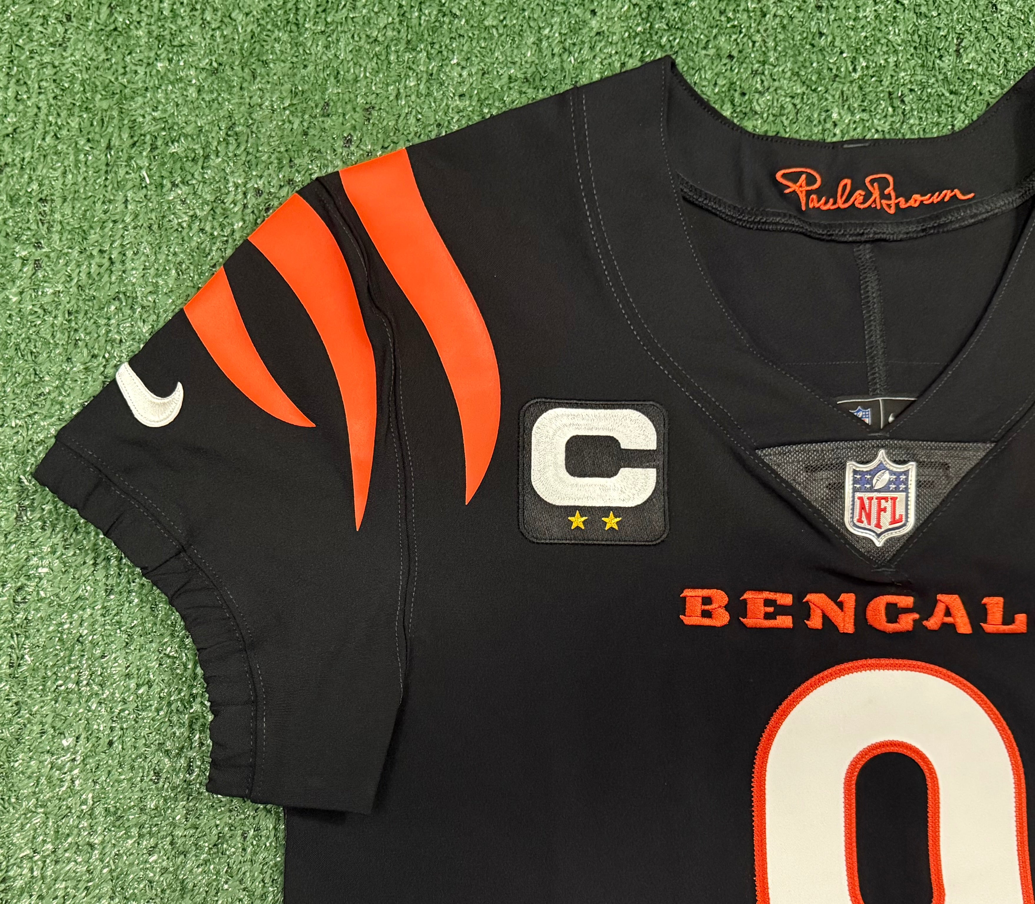 Joe Burrow Cincinnati Bengals Jersey #9 Nike Vapor Elite Black Size 40 (M) NFL