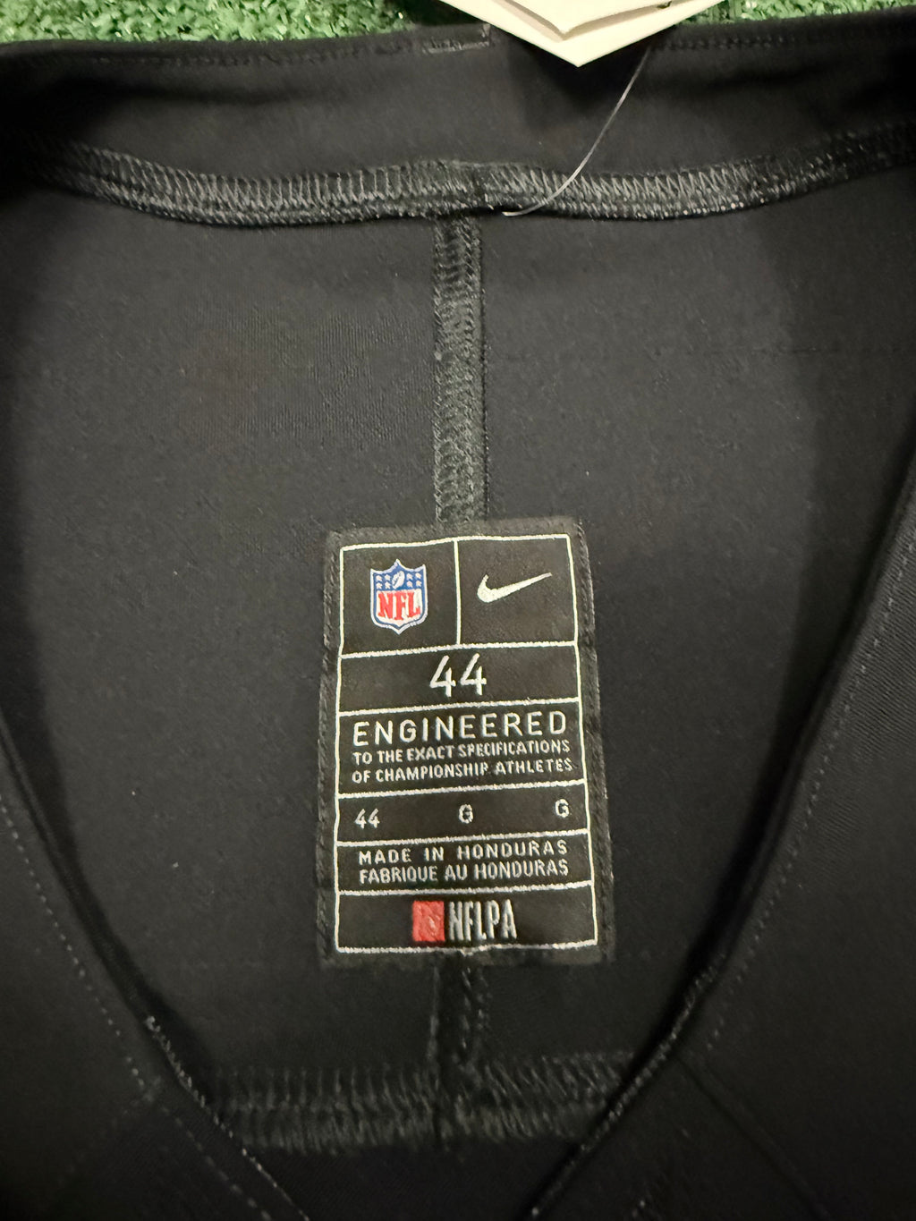 Fernando Mendoza Las Vegas Raiders Jersey #15 Nike Vapor Fuse Elite Black Size 44 (L) NFL