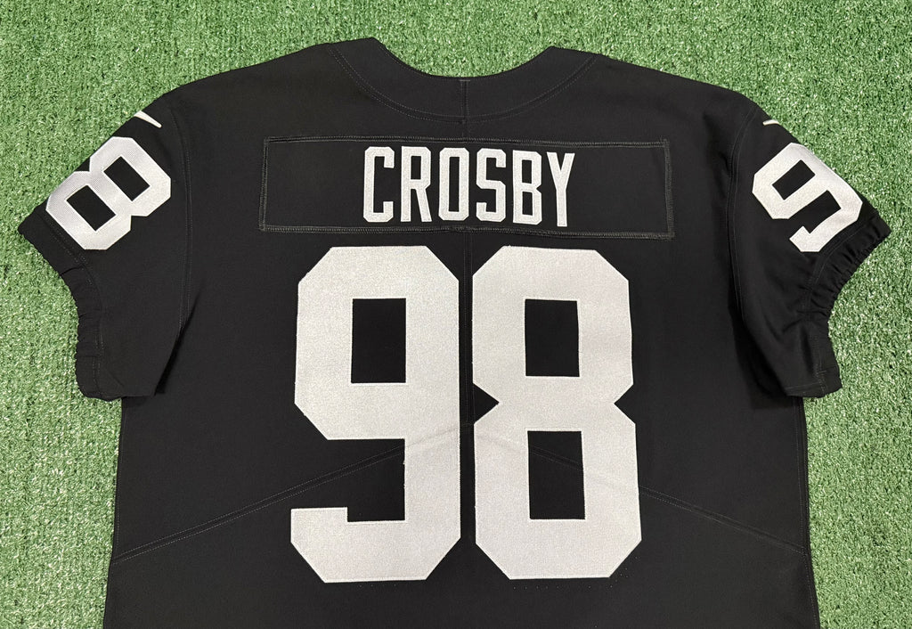 Maxx Crosby Las Vegas Raiders Jersey #98 Nike Vapor Elite Black Size 48 (XL) NFL
