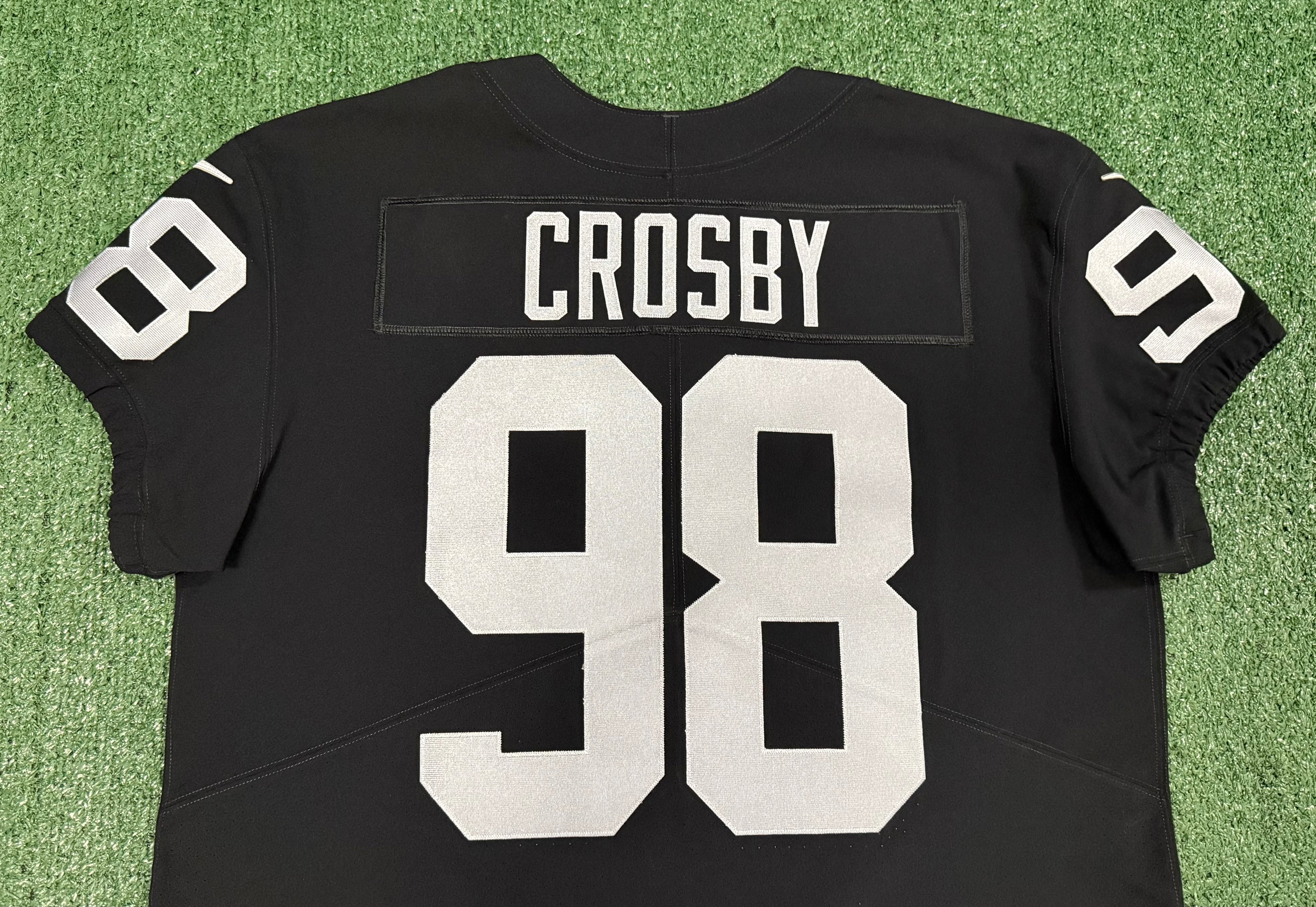 Maxx Crosby Las Vegas Raiders Jersey #98 Nike Vapor Elite Black Size 48 (XL) NFL