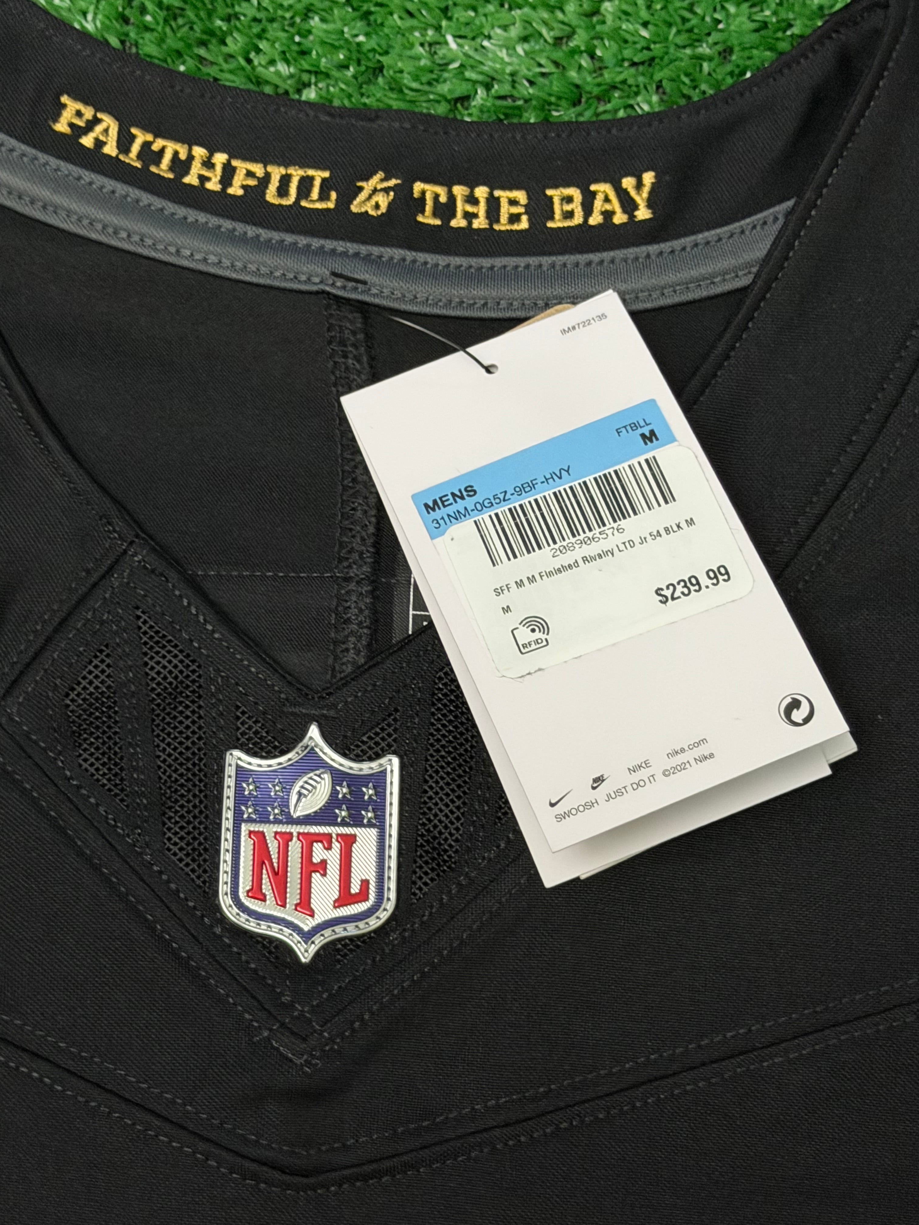 Fred Warner San Francisco 49ers Jersey #54 Nike FUSE Rivalry Black  Size (Medium) NFL