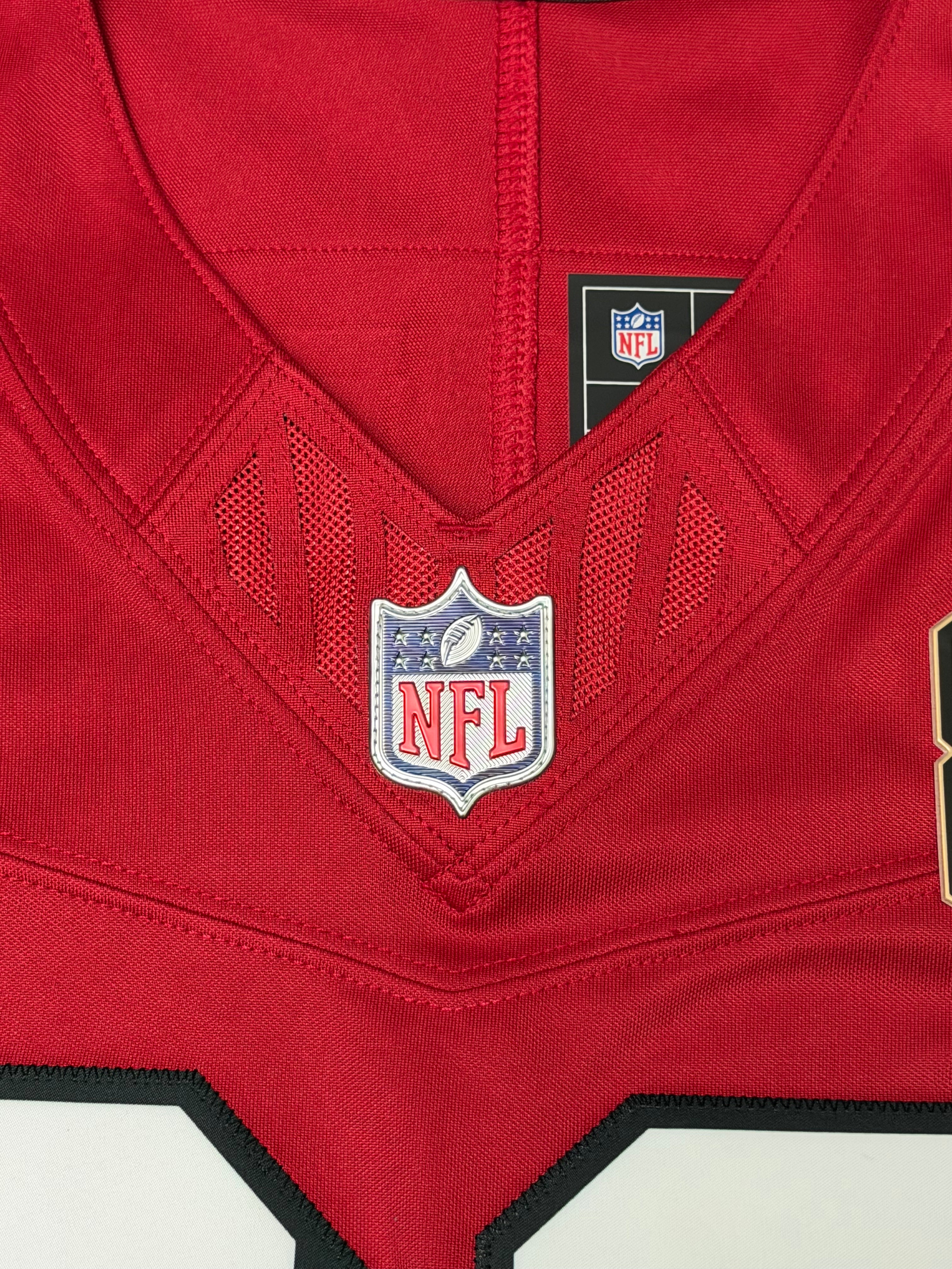Christian McCaffrey San Francisco 49ers Jersey #23 Nike Vapor Fuse Limited Stitched Red Size (Large) NFL