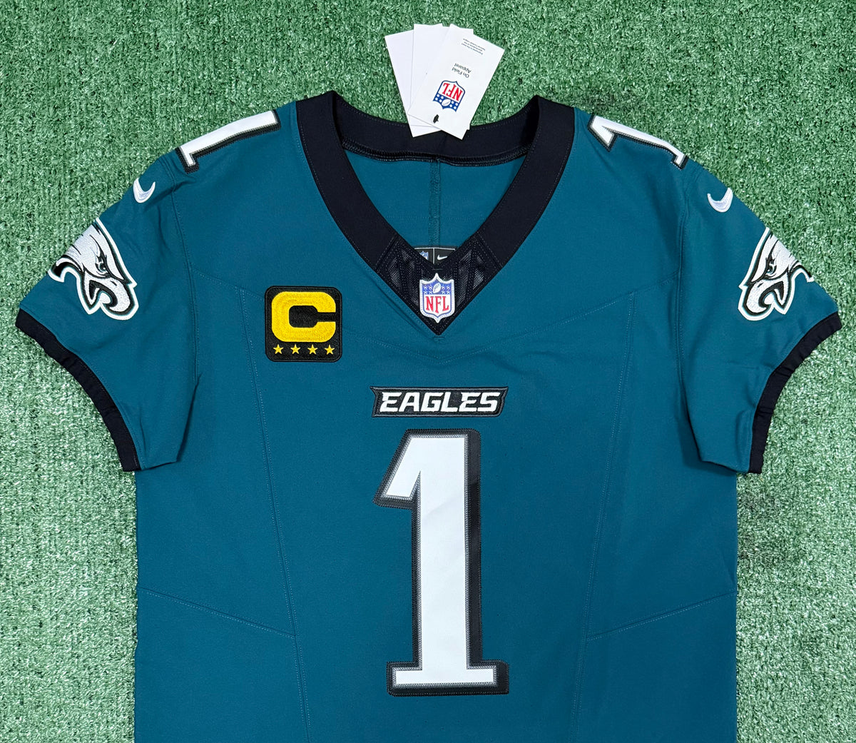Jalen Hurts Philadelphia Eagles Jersey #1 Nike Vapor FUSE Elite Green Size 40 (Medium) NFL