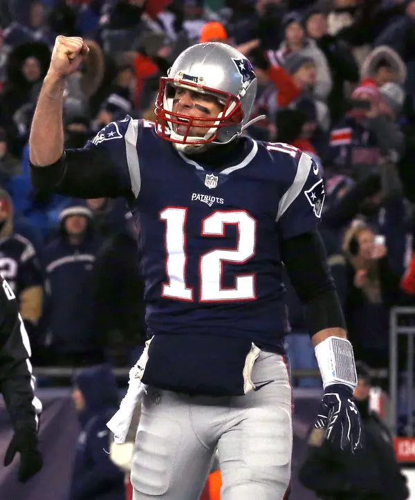 Tom Brady New England Patriots Jersey #12 Nike Vapor Elite Blue Size 40 (Medium) NFL