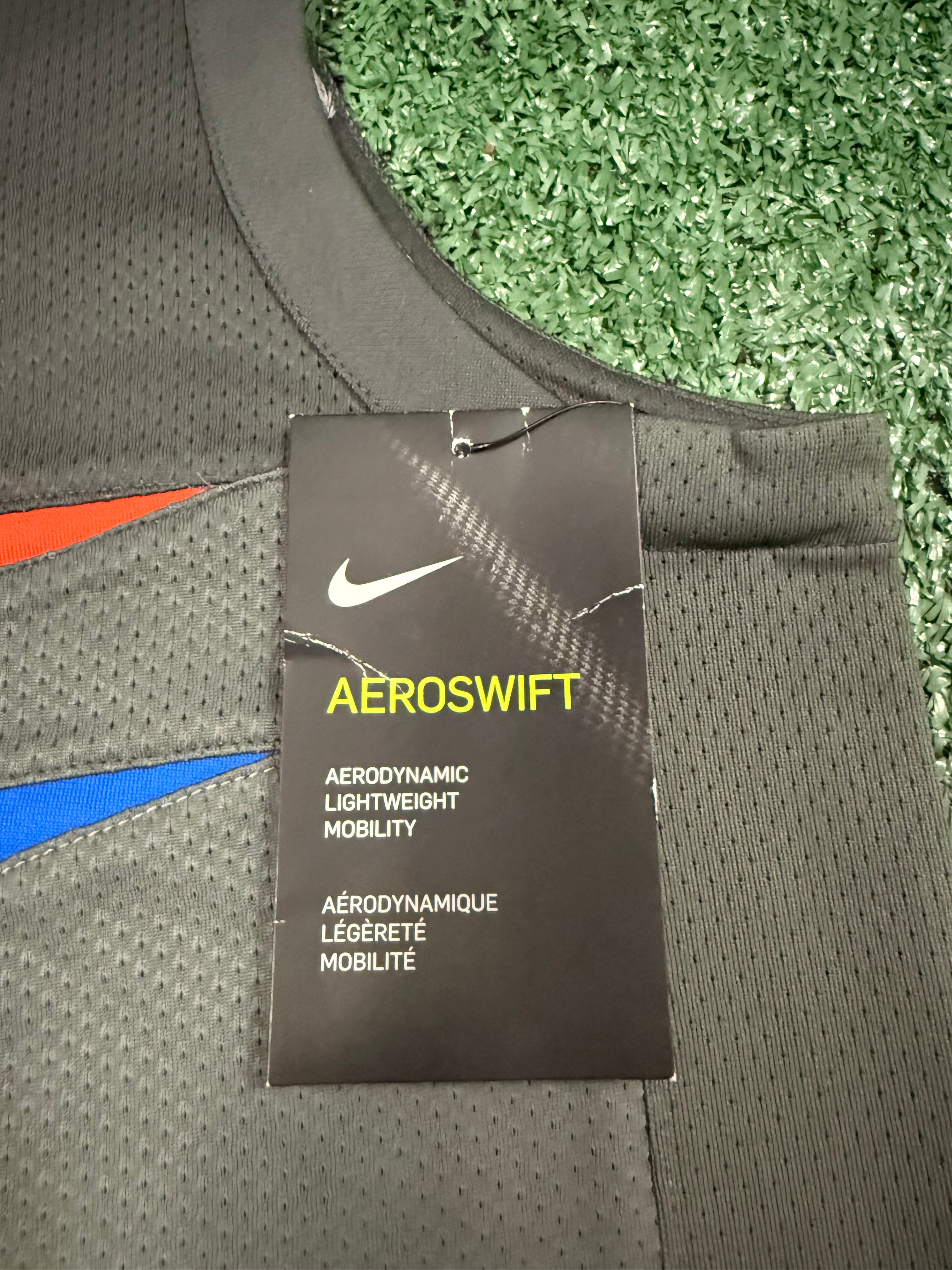 Russell Westbrook Oklahoma City Thunder Jersey #0 Nike Aeroswift Authentic Gray Size 44 (M) NBA