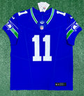 Jaxon Smith-Njigba Seattle Seahawks Jersey #11 Nike Vapor FUSE Elite Royal Blue Size 44 (L) NFL
