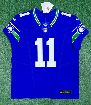 Jaxon Smith-Njigba Seattle Seahawks Jersey #11 Nike Vapor FUSE Elite Royal Blue Size 44 (L) NFL