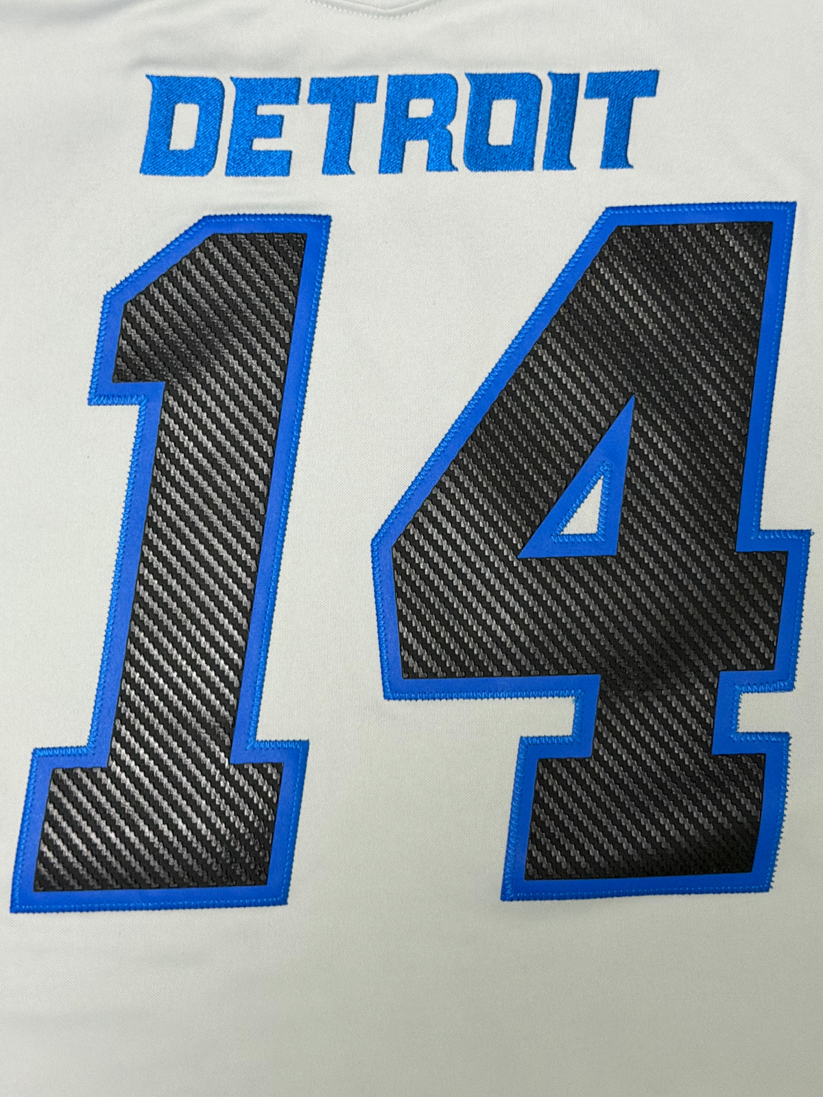 Amon Ra St Brown Detroit Lions Jersey #14 Nike Vapor FUSE Rivalry Gray Size (Large) NFL