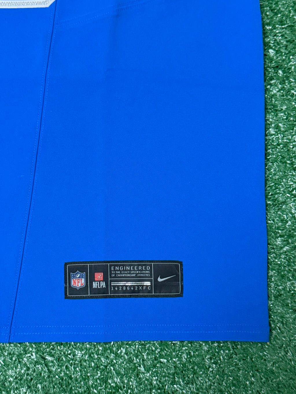Penei Sewell Detroit Lions Jersey #58 Nike Vapor FUSE Elite Blue 48 (XL) NFL