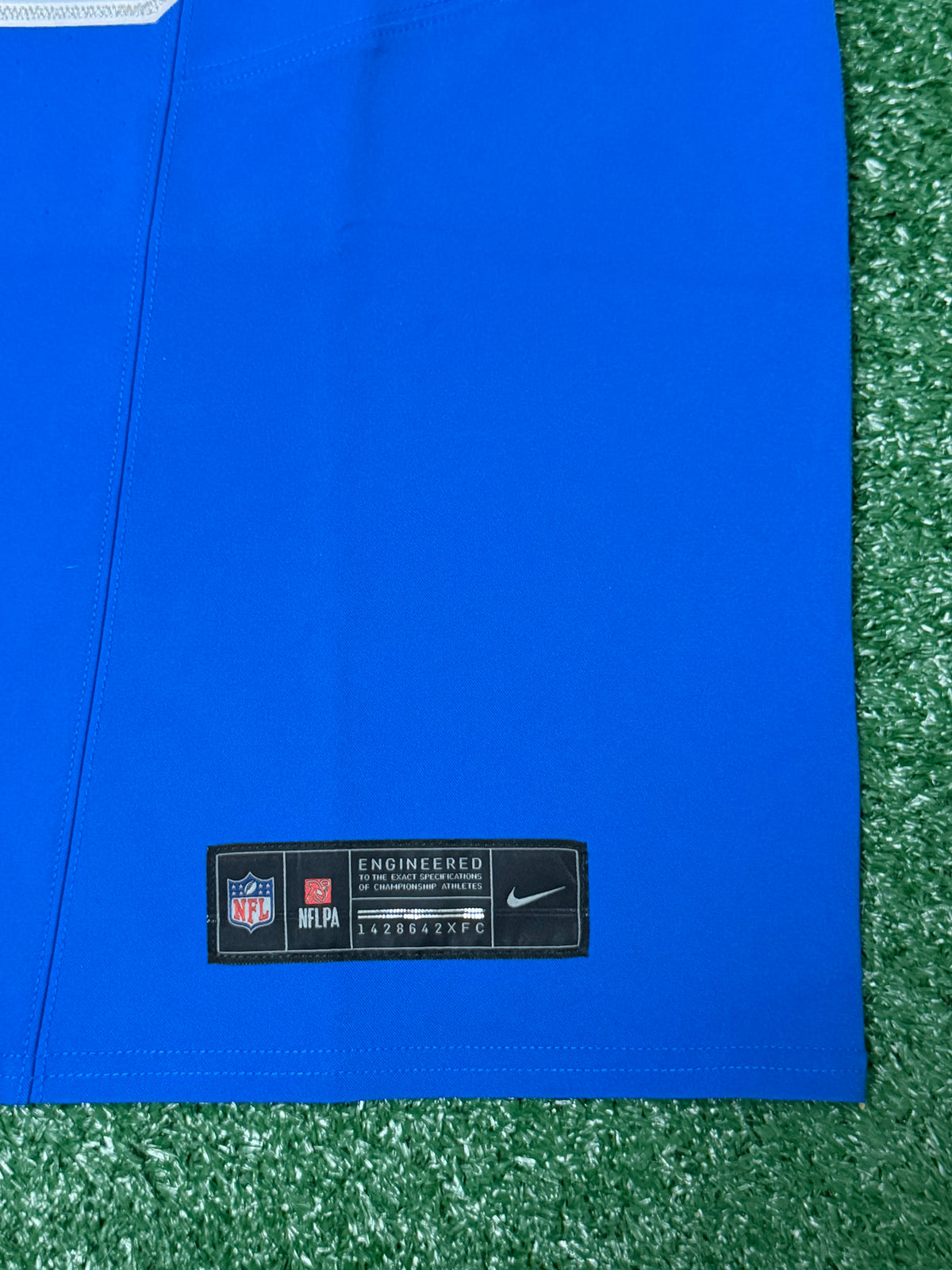 Penei Sewell Detroit Lions Jersey #58 Nike Vapor FUSE Elite Blue 48 (XL) NFL