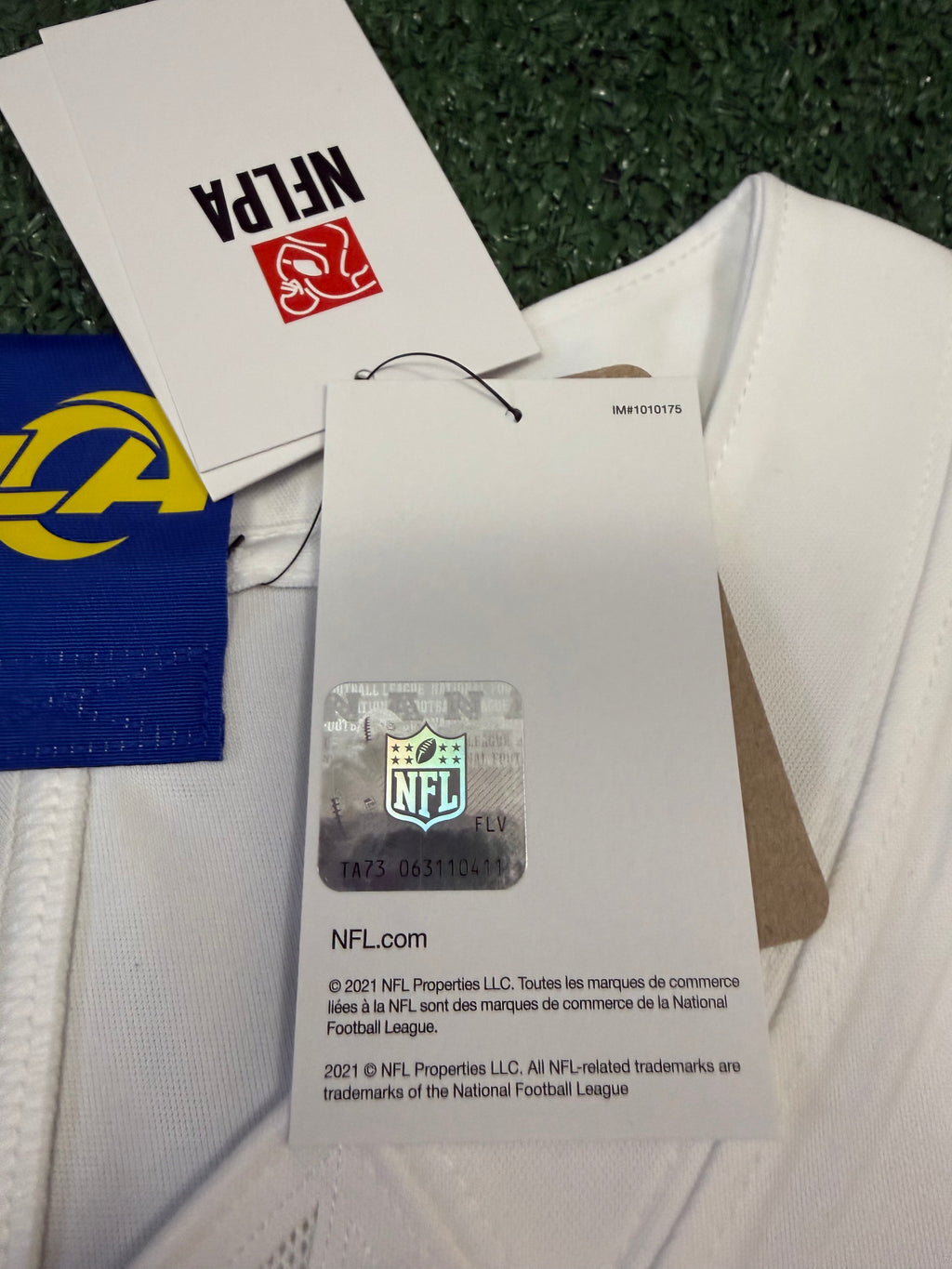 Matthew Stafford Los Angeles Rams Jersey #9 Nike Vapor Fuse Limited Stitched White Size (XL) NFL