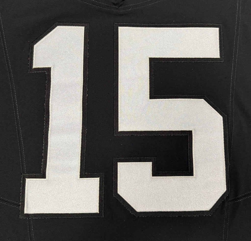 Fernando Mendoza Las Vegas Raiders Jersey #15 Nike Vapor Fuse Elite Black Size 44 (L) NFL