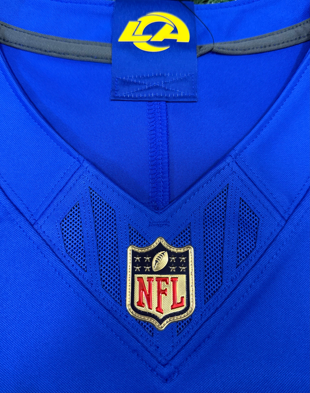 Matthew Stafford Los Angeles Rams Jersey #9 Nike Vapor Fuse Limited Stitched Blue Size (XL) NFL