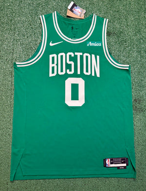 Jayson Tatum Boston Celtics Jersey #0 Nike ADV Authentic Green Size 52 (XL) NBA