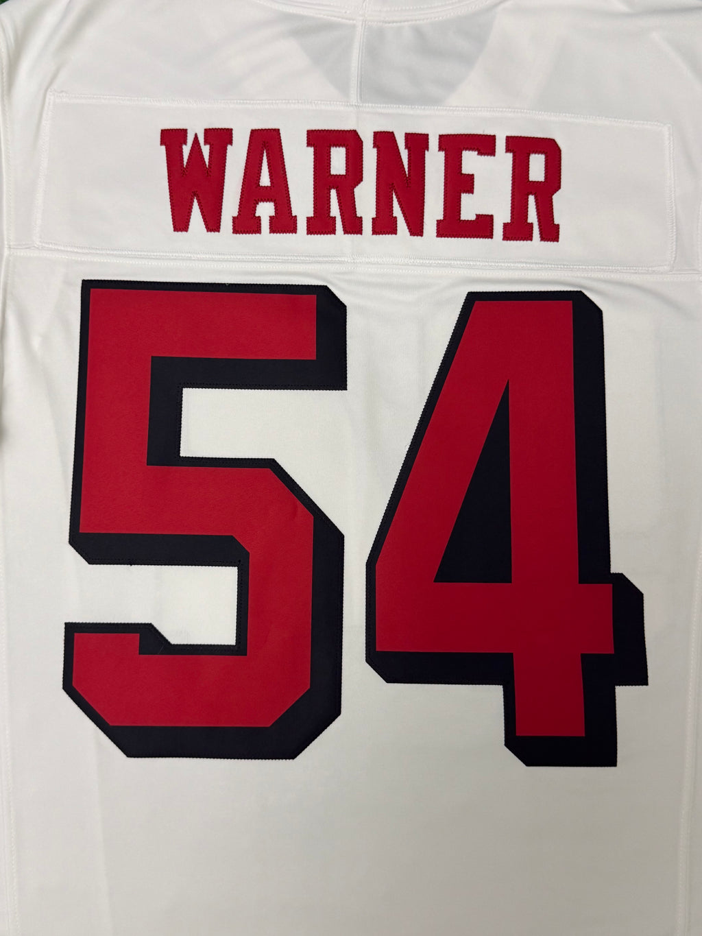 Fred Warner San Francisco 49ers Jersey #54 Nike Vapor Fuse Limited Stitched White Size (Medium) NFL