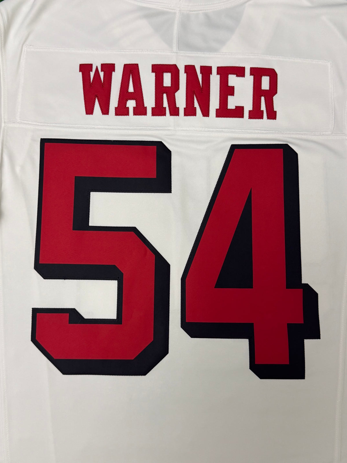 Fred Warner San Francisco 49ers Jersey #54 Nike Vapor Fuse Limited Stitched White Size (Medium) NFL