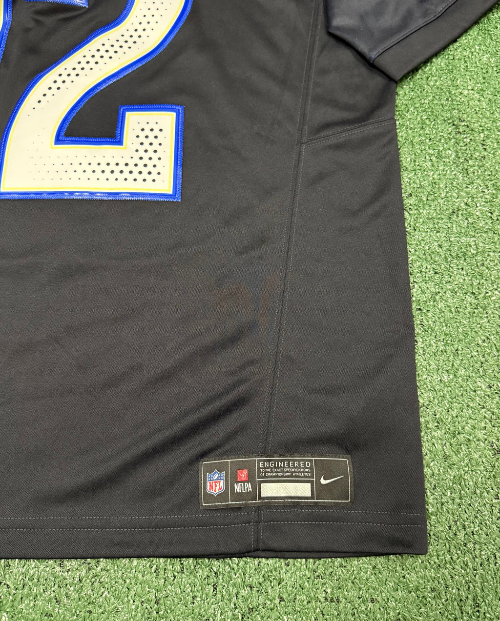 Puka Nacua Los Angeles Rams Jersey #12 Nike FUSE Rivalry Black Size (Large) NFL