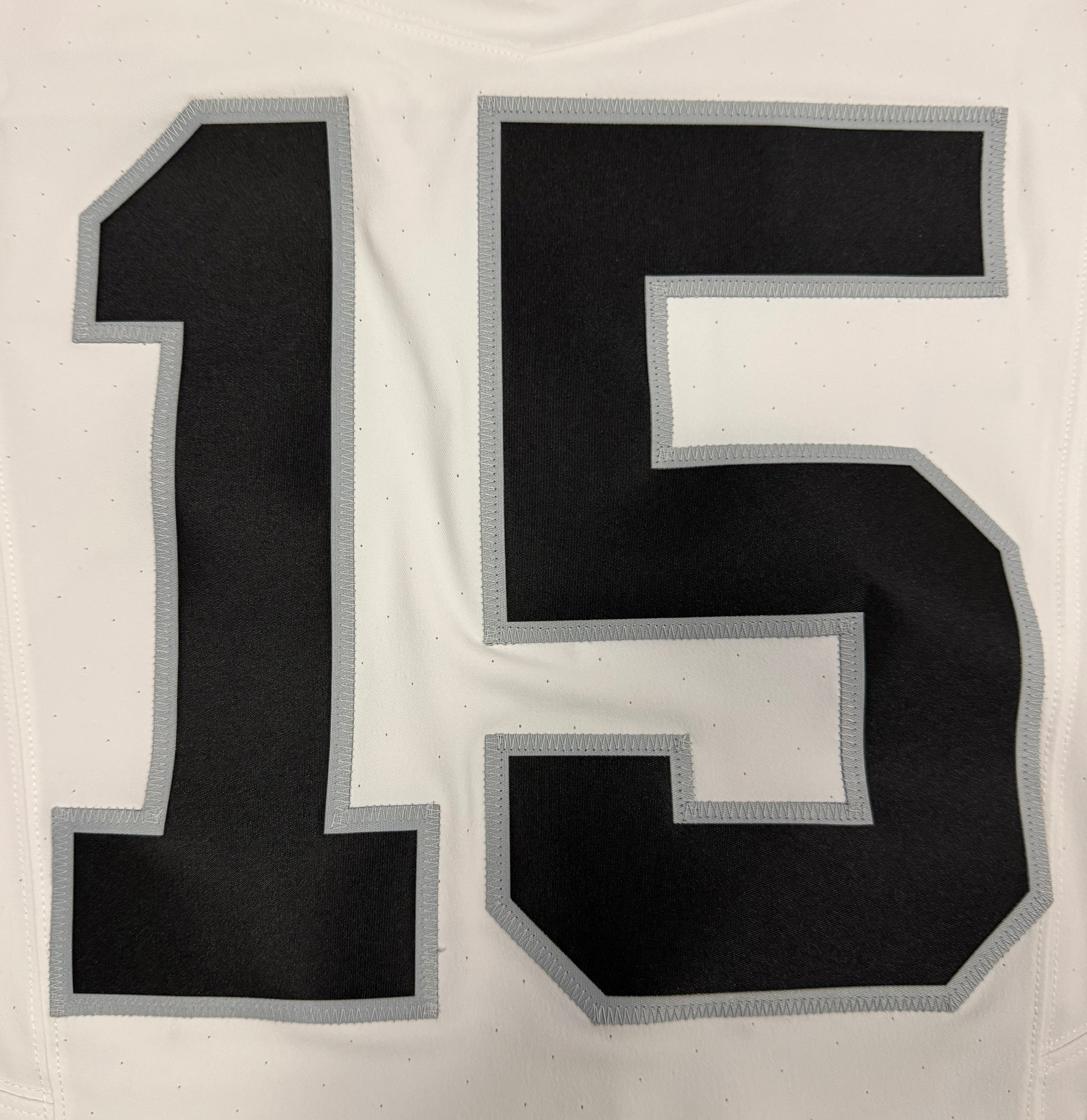 Fernando Mendoza Las Vegas Raiders Jersey #15 Nike Vapor Fuse Elite White Size 44 (L) NFL