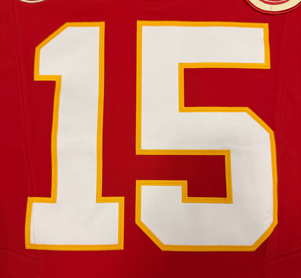 Patrick Mahomes Kansas City Chiefs Jersey #15 Nike Vapor FUSE Elite Red Size 52 (XXL) NFL