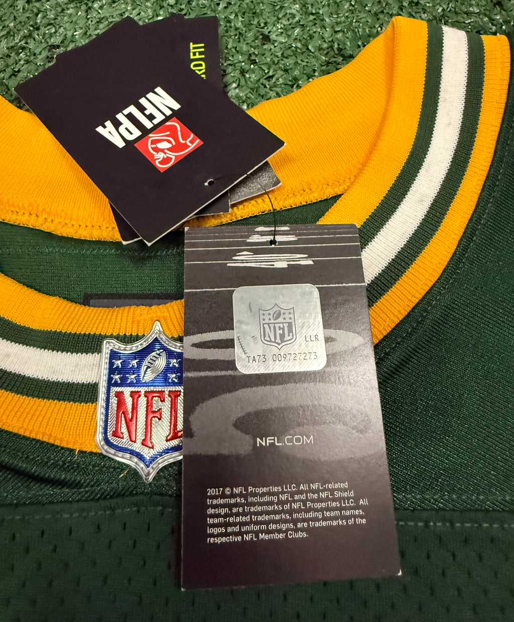 Jordan Love Green Bay Packers Jersey #10 Nike Vapor Elite Green Size 44 (Large) NFL