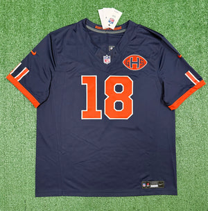 Caleb Williams Chicago Bears Jersey #18 Nike FUSE Rivalry Navy Size (XL) NFL