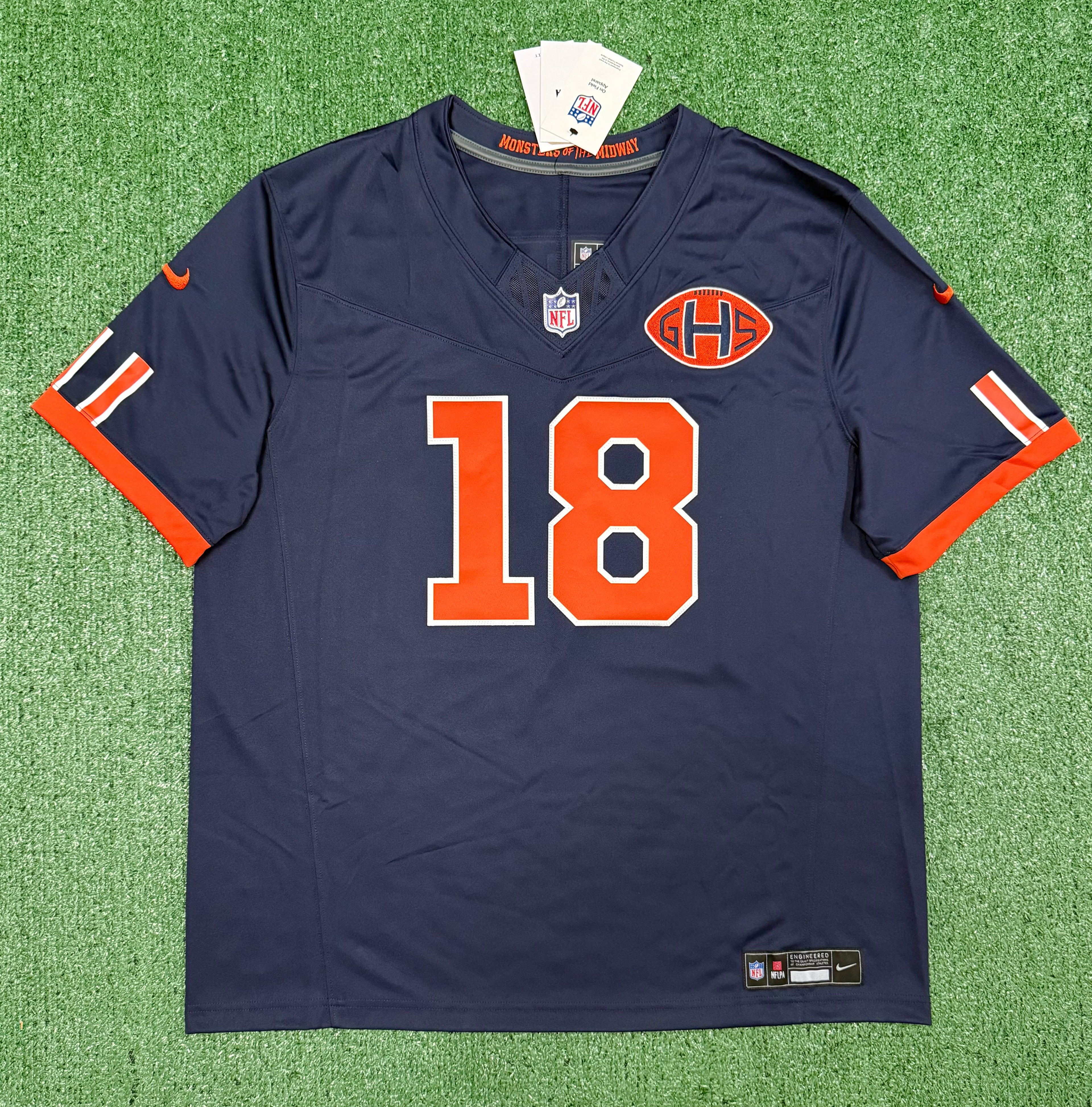 Caleb Williams Chicago Bears Jersey #18 Nike FUSE Rivalry Navy Size (XL) NFL