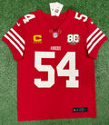 Fred Warner San Francisco 49ers Jersey #54 Nike Vapor FUSE Elite Red Size 40 (Medium) NFL