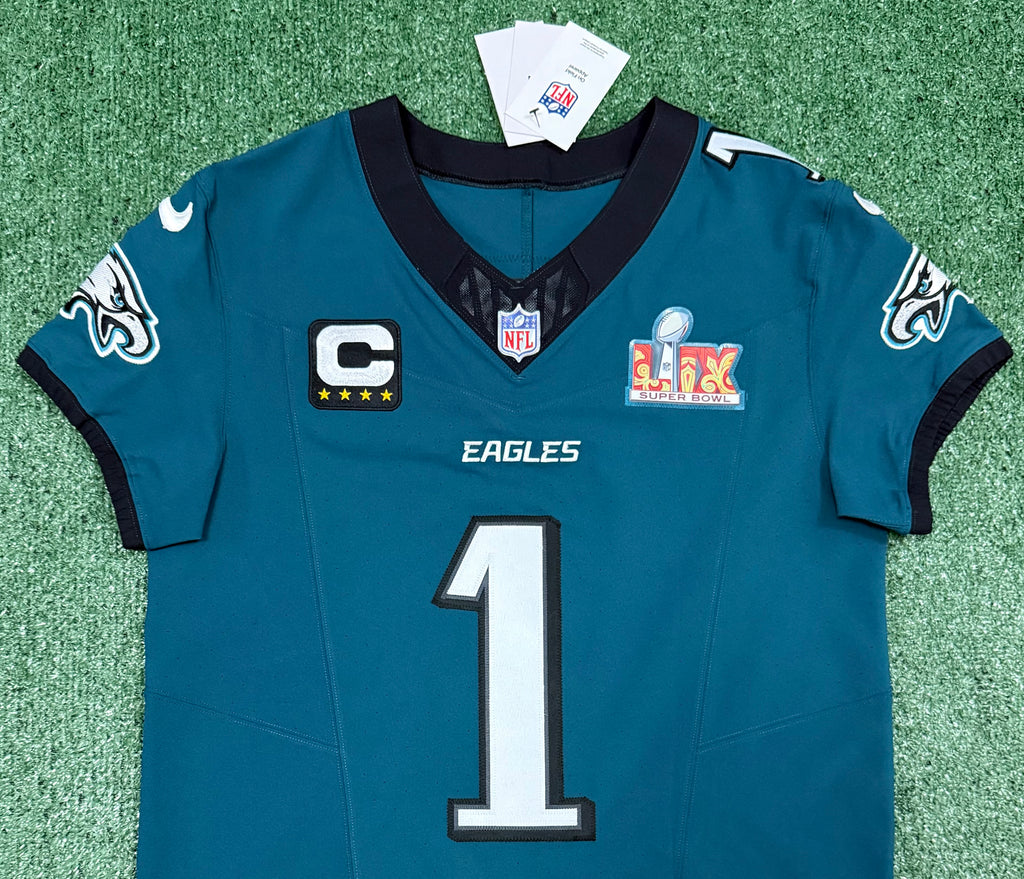 Jalen Hurts Philadelphia Eagles Jersey #1 Nike Vapor FUSE Elite Green size 40 (Medium) NFL