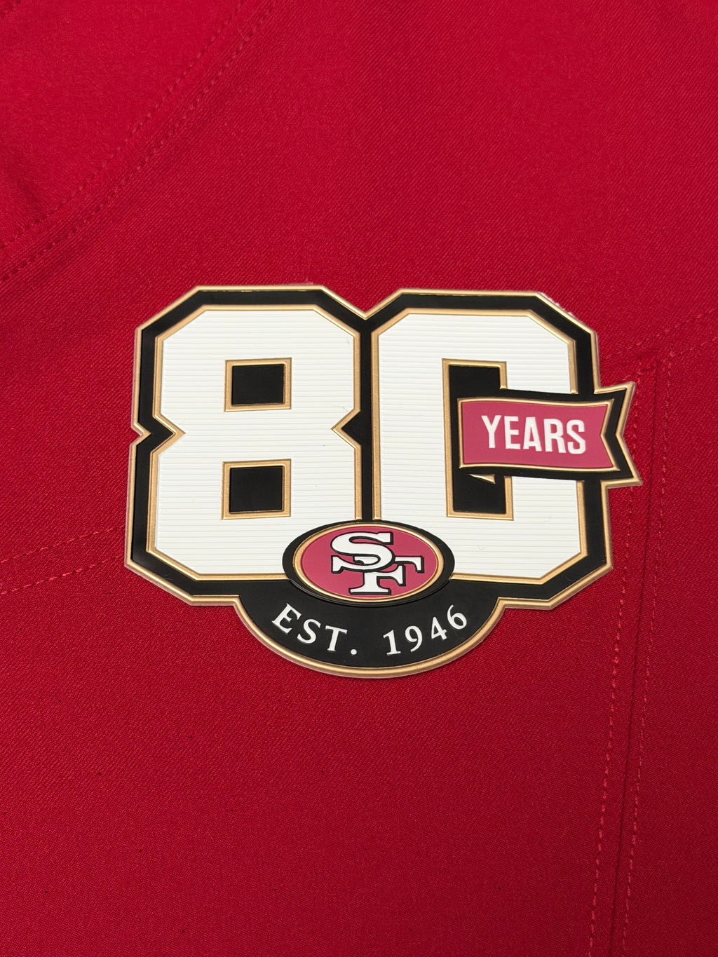 Fred Warner San Francisco 49ers Jersey #54 Nike Vapor FUSE Elite Red Size 48 (XL) NFL