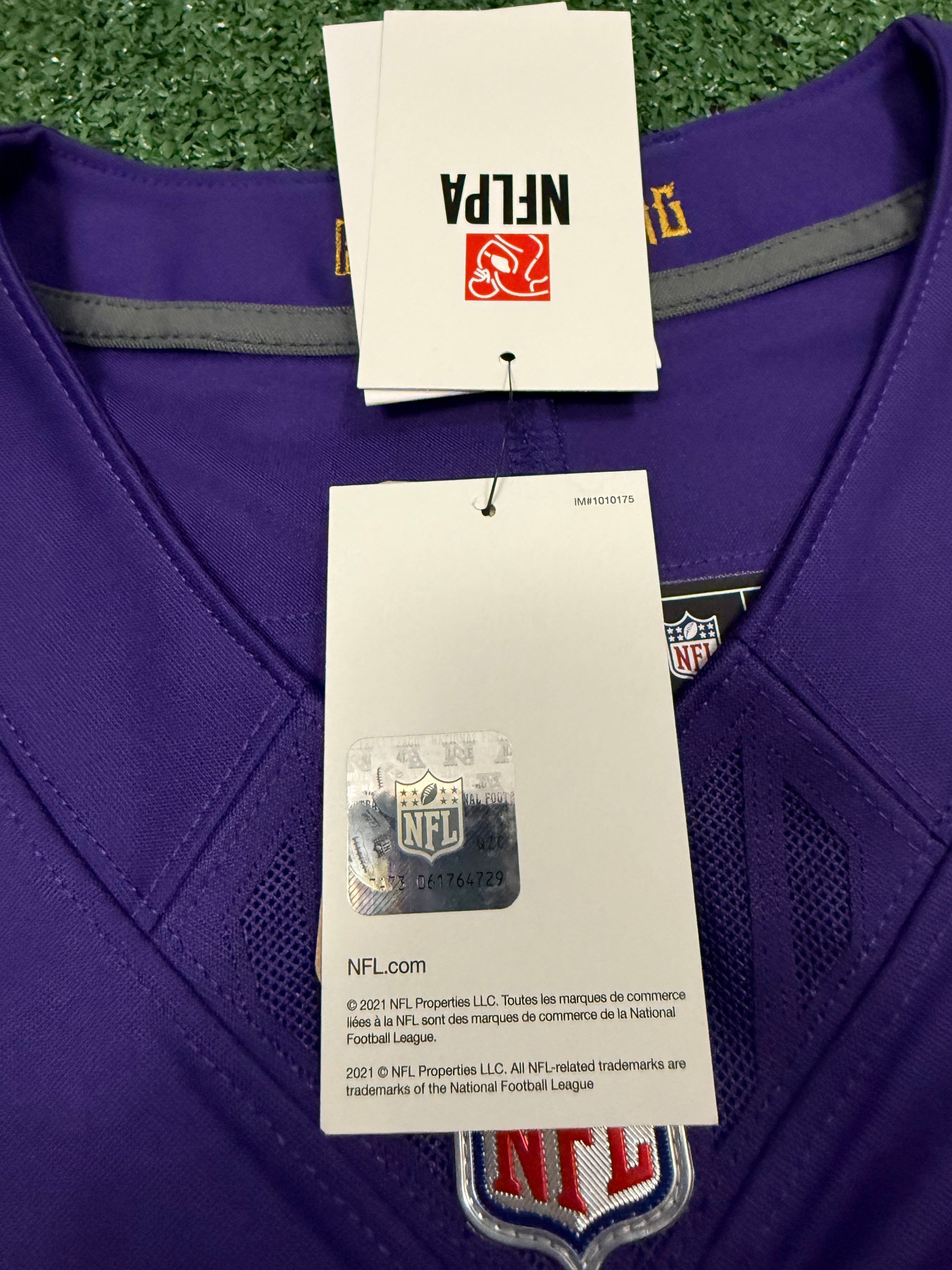 Lamar Jackson Baltimore Ravens Jersey #8 Nike Vapor FUSE Limited Purple Size (XL) NFL