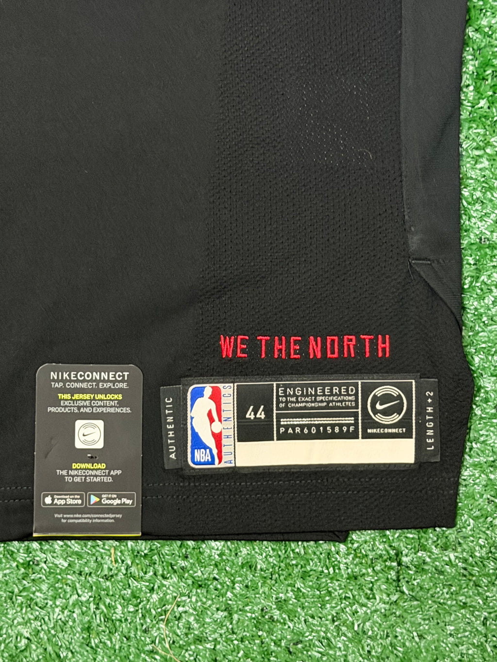 Kawhi Leonard Toronto Raptors Jersey #2 Nike Vaporknit Authentic Black Size 44 (M) NBA