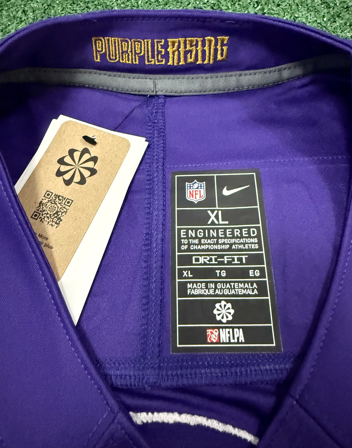Lamar Jackson Baltimore Ravens Jersey #8 Nike Vapor FUSE Limited Purple Size (XL) NFL