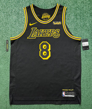 Kobe Bryant Los Angeles Lakers Jersey #8 Nike AeroSwift Authentic Black Size 52 (XL) NBA