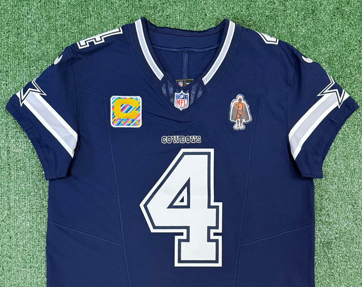 Dak Prescott Dallas Cowboys Jersey #4 Nike Vapor Fuse Elite Navy Size 44 (Large) NFL