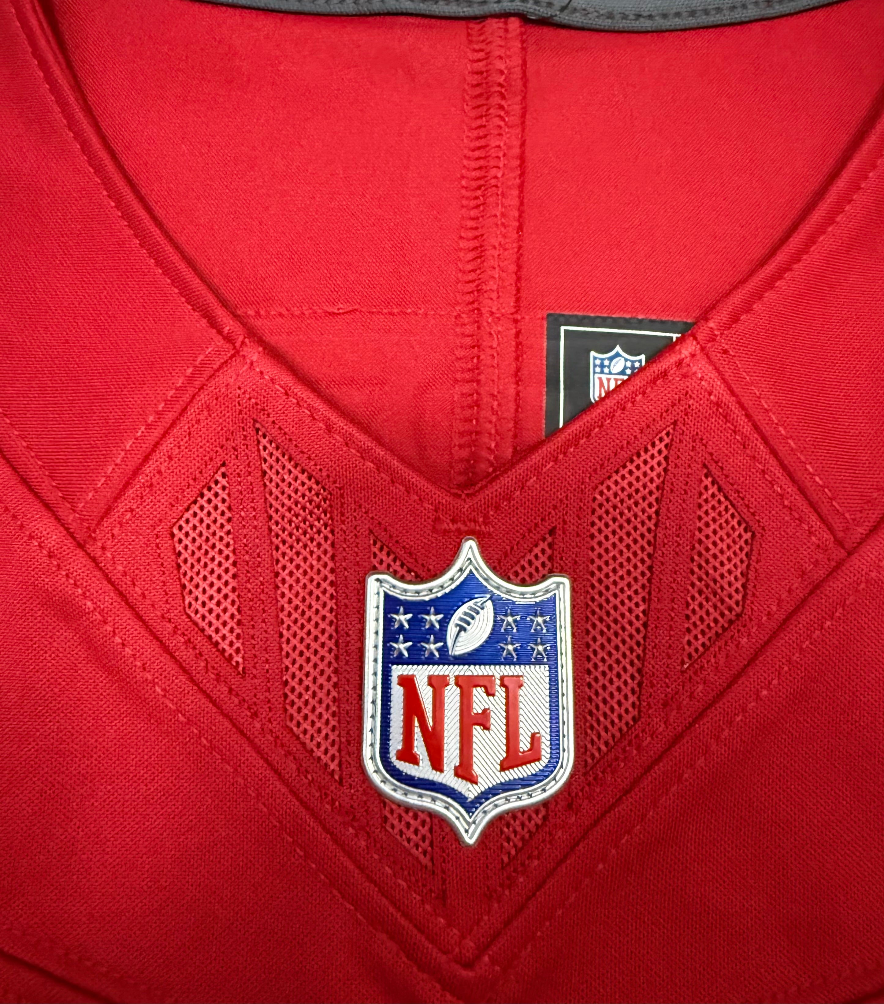 Christian McCaffrey San Francisco 49ers Jersey #23 Nike Vapor Fuse Limited Stitched Red Size (XL) NFL