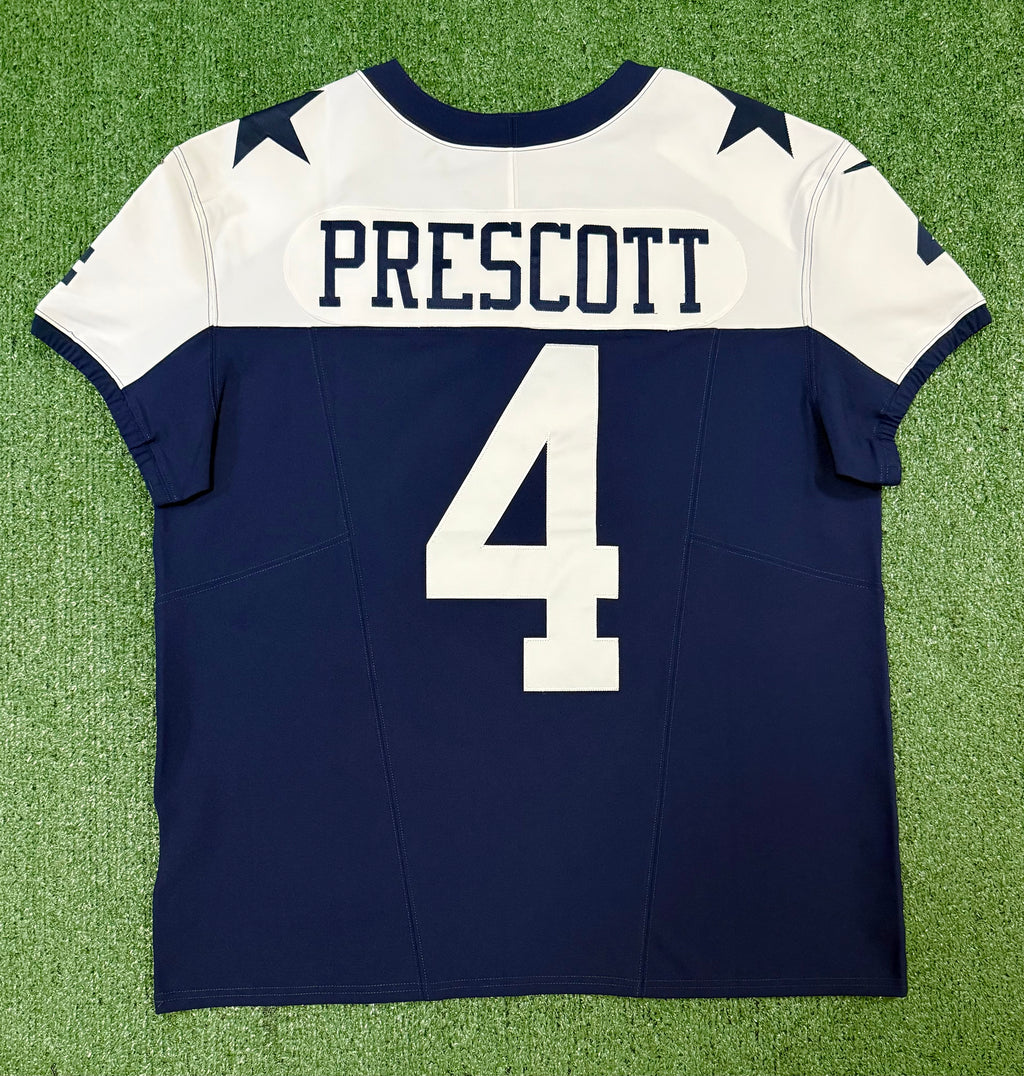 Dak Prescott Dallas Cowboys Jersey #4 Nike Vapor Fuse Elite Navy Size 48 (XL) NFL