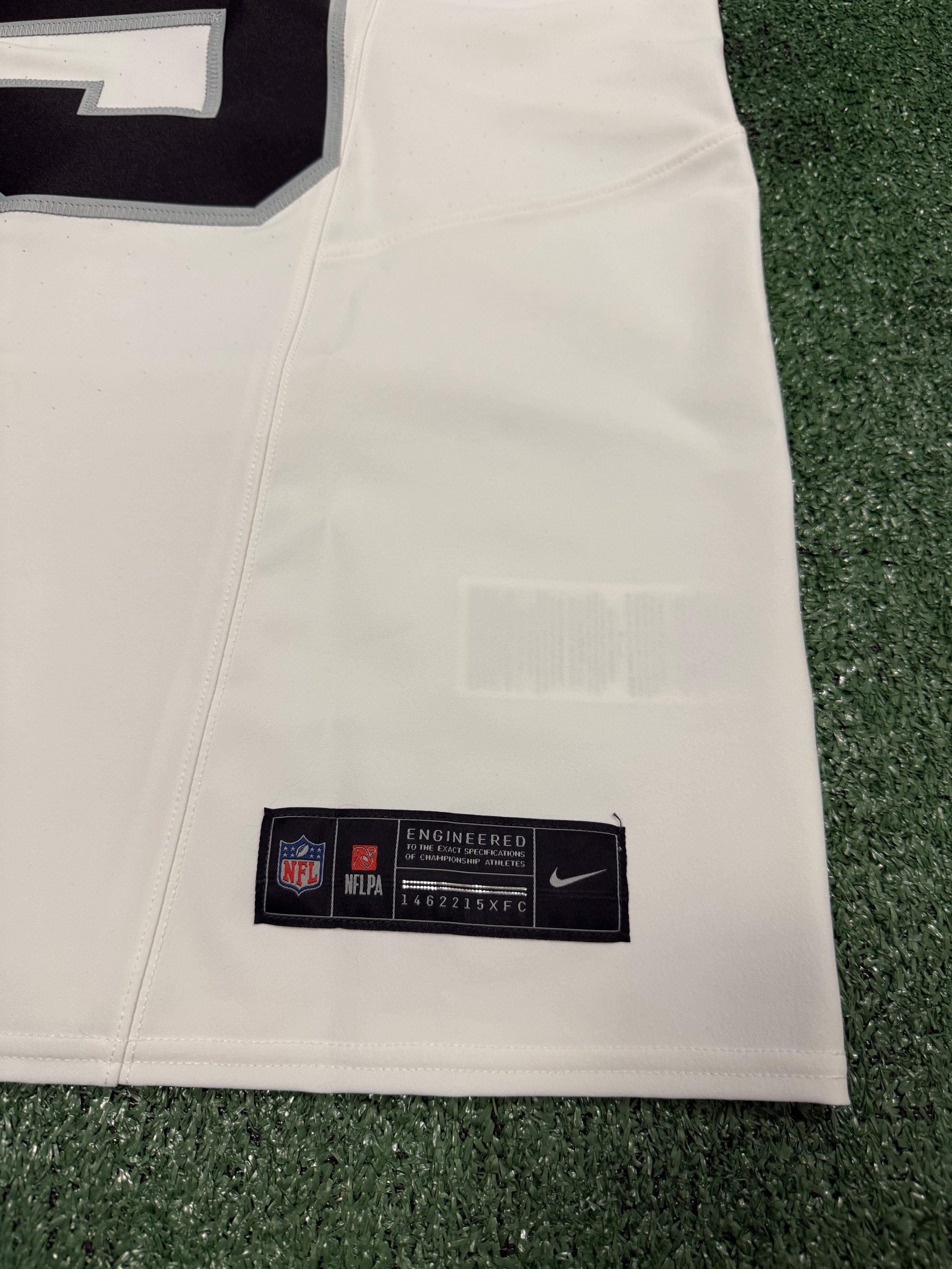 Fernando Mendoza Las Vegas Raiders Jersey #15 Nike Vapor Fuse Elite White Size 44 (L) NFL
