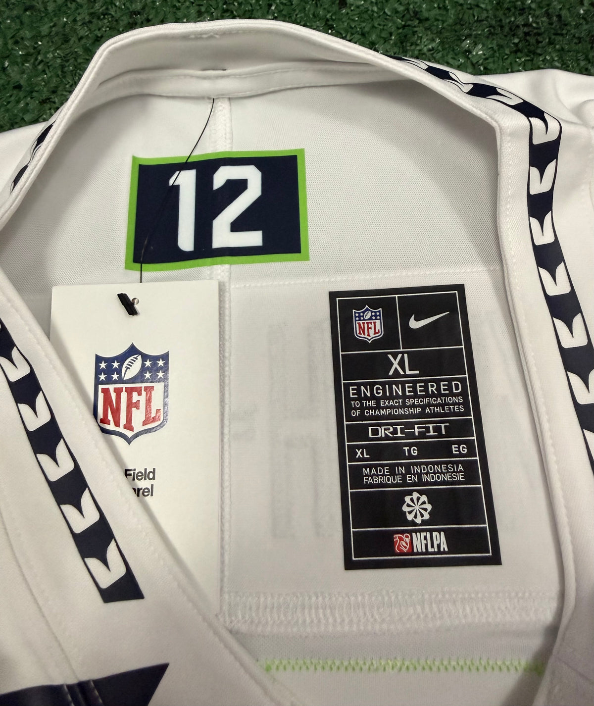 Jaxon Smith-Njigba Seattle Seahawks Jersey #11 Nike Vapor FUSE Limited White Size (XL) NFL