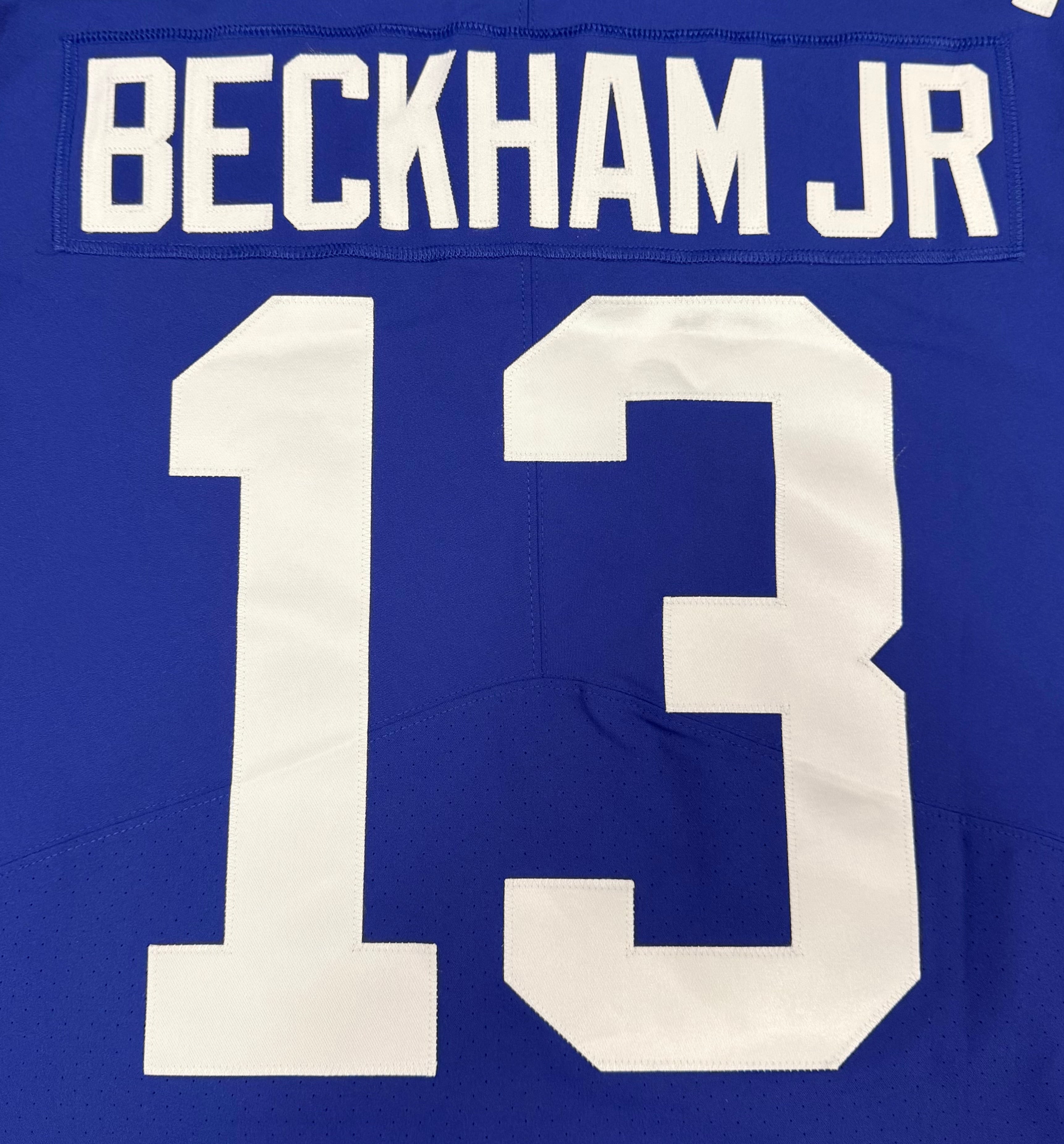 Odell Beckham Jr New York Giants Jersey #13 Nike Vapor Elite Blue Size 44 (Large) NFL