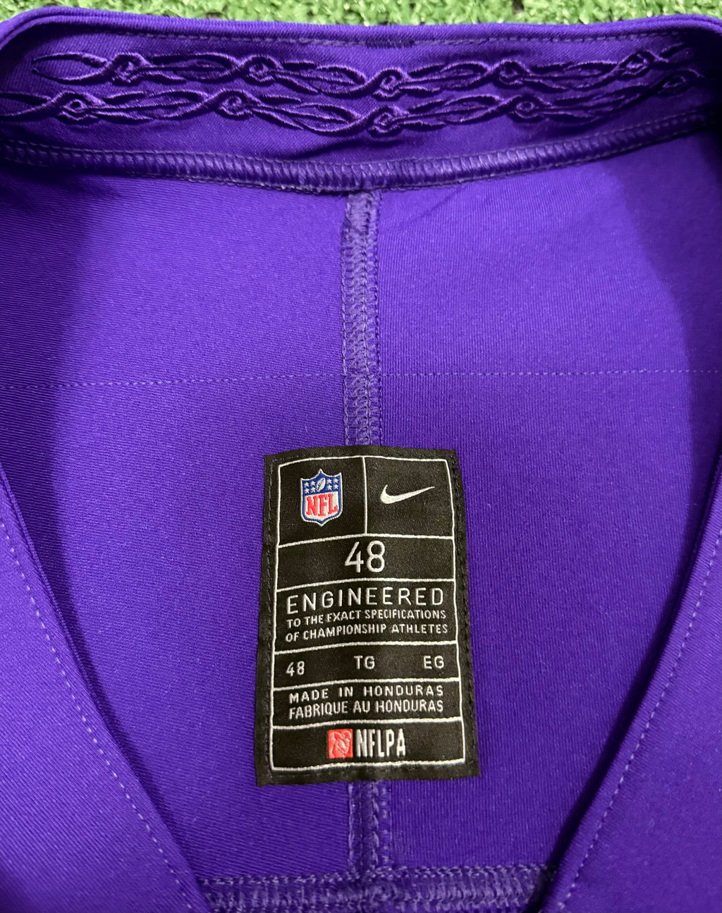 Justin Jefferson Minnesota Vikings Jersey #18 Nike Vapor FUSE Elite Purple Size 48 (XL) NFL