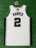 Dylan Harper San Antonio Spurs Jersey #2 Nike ADV Authentic White Size 48 (Large) NBA