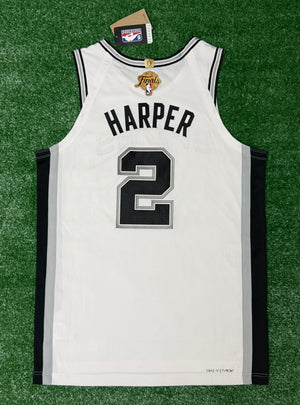 Dylan Harper San Antonio Spurs Jersey #2 Nike ADV Authentic White Size 48 (Large) NBA
